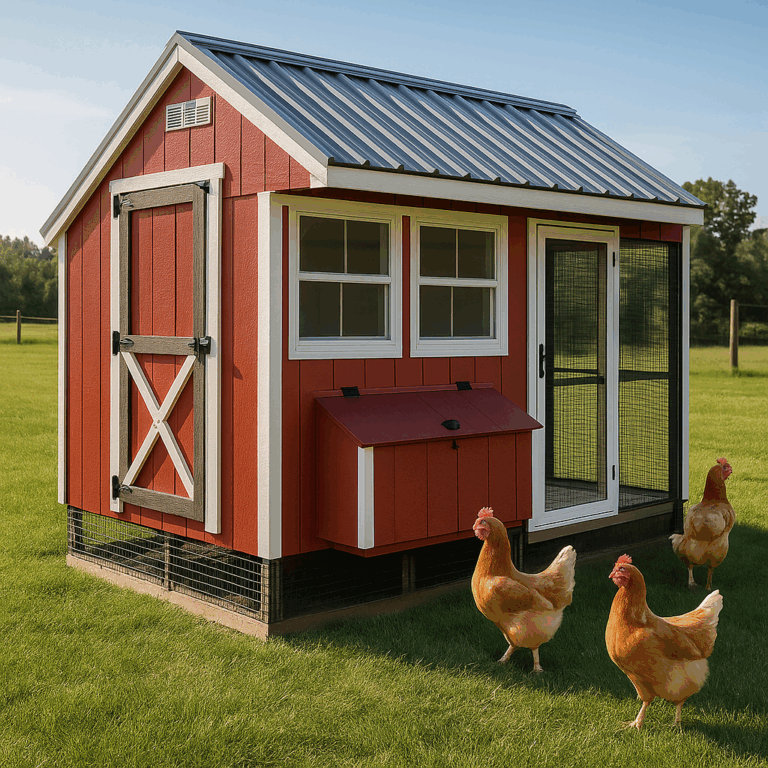 The 6×12 Chicken Coop — A Farmyard Favorite with Backyard Appeal