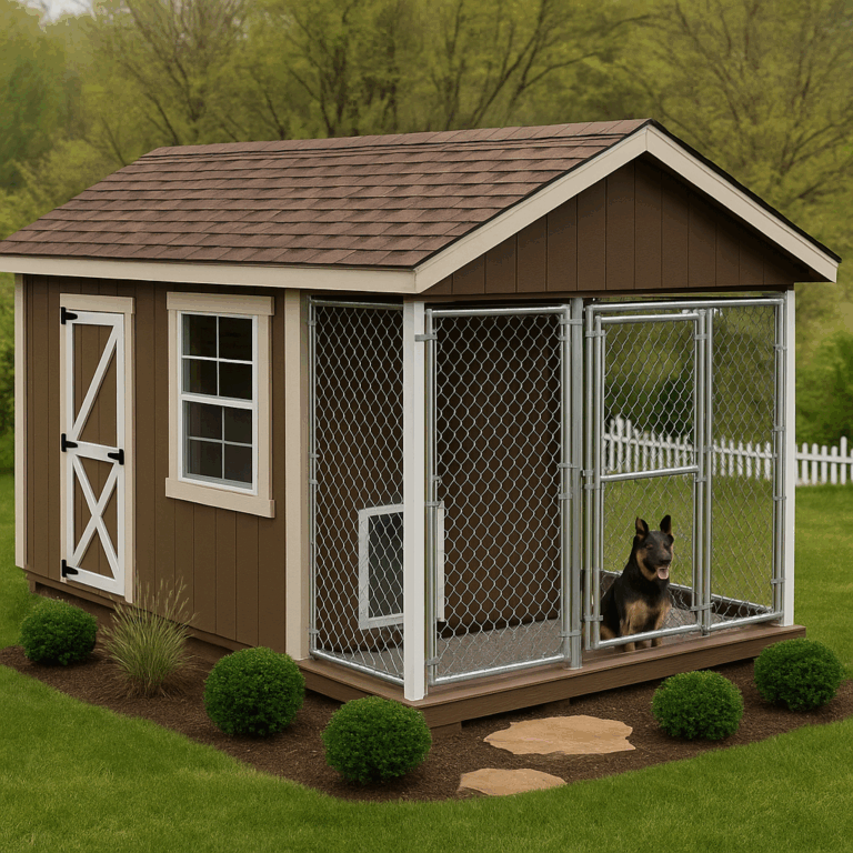 The 10×14 Dog Kennel — A Backyard Retreat for Your Best Friend